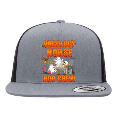 Oncology Nurse Boo Crew Flat Bill Trucker Hat