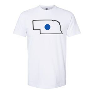 Omaha Nebraska Blue Dot Softstyle CVC T-Shirt