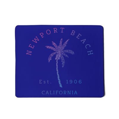 Original Newport Beach Ca Palm Tree Unique Novelty Art Great Gift Mousepad