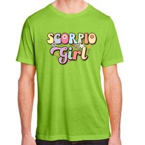 October November Birthday Zodiac Sign Groovy Scorpio Great Gift Adult ChromaSoft Performance T-Shirt