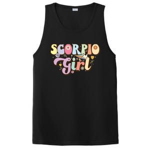 October November Birthday Zodiac Sign Groovy Scorpio Great Gift PosiCharge Competitor Tank