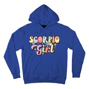 October November Birthday Zodiac Sign Groovy Scorpio Great Gift Hoodie