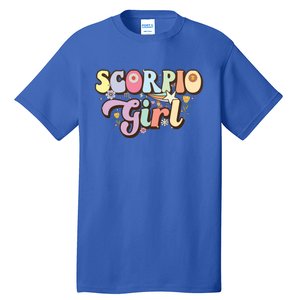 October November Birthday Zodiac Sign Groovy Scorpio Great Gift Tall T-Shirt