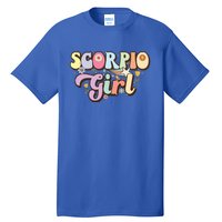 October November Birthday Zodiac Sign Groovy Scorpio Great Gift Tall T-Shirt