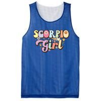 October November Birthday Zodiac Sign Groovy Scorpio Great Gift Mesh Reversible Basketball Jersey Tank