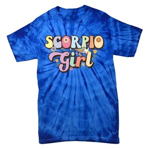 October November Birthday Zodiac Sign Groovy Scorpio Great Gift Tie-Dye T-Shirt