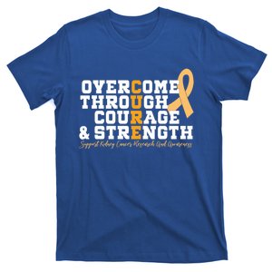 Overcome Ney Cancer Orange Ribbon Event March Gift Cute Gift T-Shirt