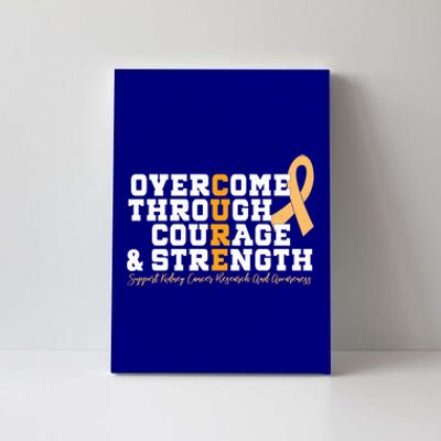 Overcome Ney Cancer Orange Ribbon Event March Gift Cute Gift Canvas