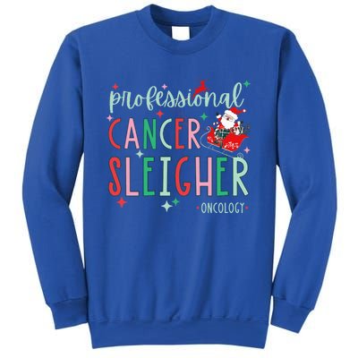 Oncology Nurse Christmas Professional Cancer Sleigher Sweatshirt