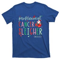 Oncology Nurse Christmas Professional Cancer Sleigher T-Shirt