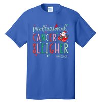 Oncology Nurse Christmas Professional Cancer Sleigher Tall T-Shirt