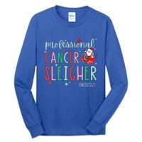 Oncology Nurse Christmas Professional Cancer Sleigher Tall Long Sleeve T-Shirt