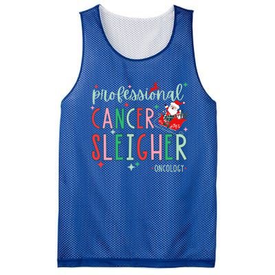 Oncology Nurse Christmas Professional Cancer Sleigher Mesh Reversible Basketball Jersey Tank