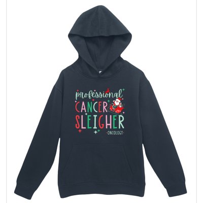 Oncology Nurse Christmas Professional Cancer Sleigher Urban Pullover Hoodie