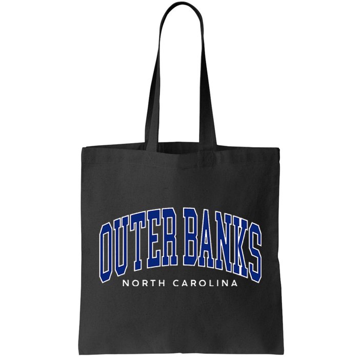 Obx North Carolina Summer Retro Preppy Throwback Tote Bag