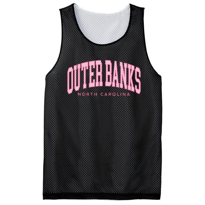 Obx North Carolina Summer Preppy Throwback Mesh Reversible Basketball Jersey Tank