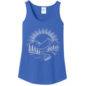 Outdoors Nature Cool Hiking Camping Summer Ladies Essential Tank