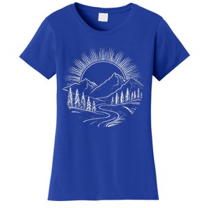 Outdoors Nature Cool Hiking Camping Summer Women's T-Shirt