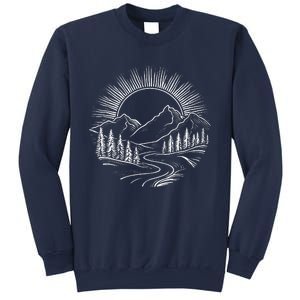 Outdoors Nature Cool Hiking Camping Summer Sweatshirt