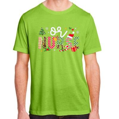 Or Nurse Christmas Operating Room Nurse Xmas Party Adult ChromaSoft Performance T-Shirt