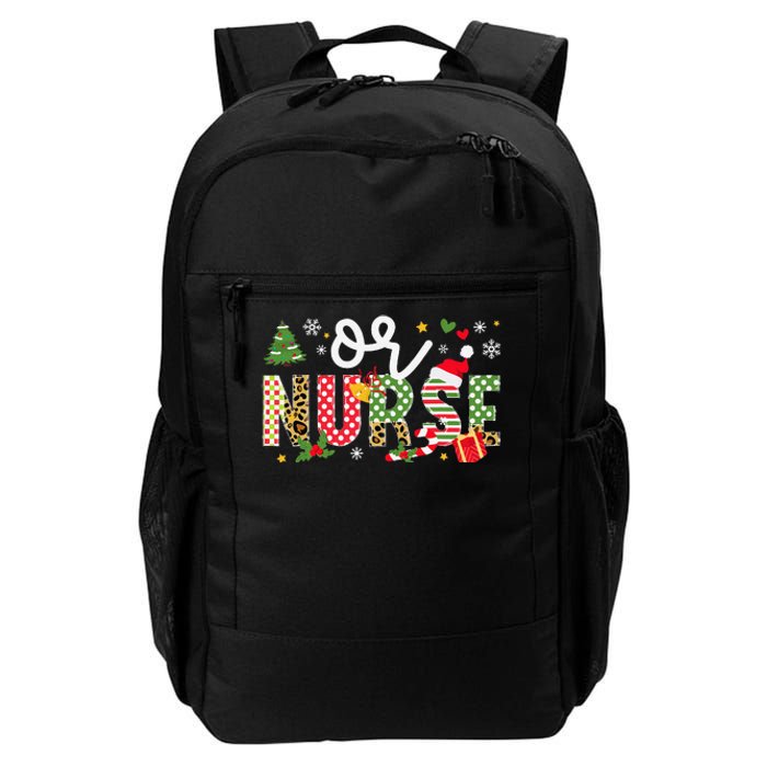 Or Nurse Christmas Operating Room Nurse Xmas Party Daily Commute Backpack