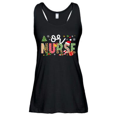 Or Nurse Christmas Operating Room Nurse Xmas Party Ladies Essential Flowy Tank