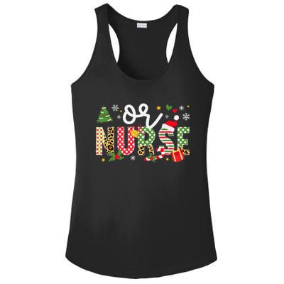 Or Nurse Christmas Operating Room Nurse Xmas Party Ladies PosiCharge Competitor Racerback Tank