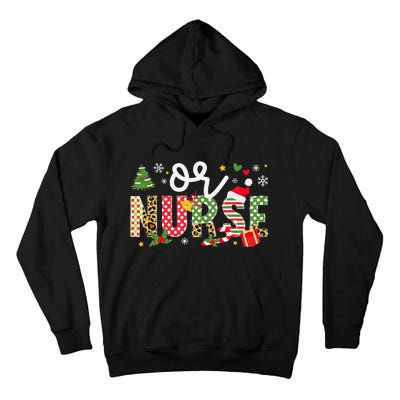 Or Nurse Christmas Operating Room Nurse Xmas Party Tall Hoodie