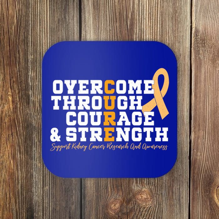 Overcome Ney Cancer Orange Ribbon Event March Gift Coaster