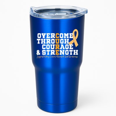 Overcome Ney Cancer Orange Ribbon Event March Gift Tumbler