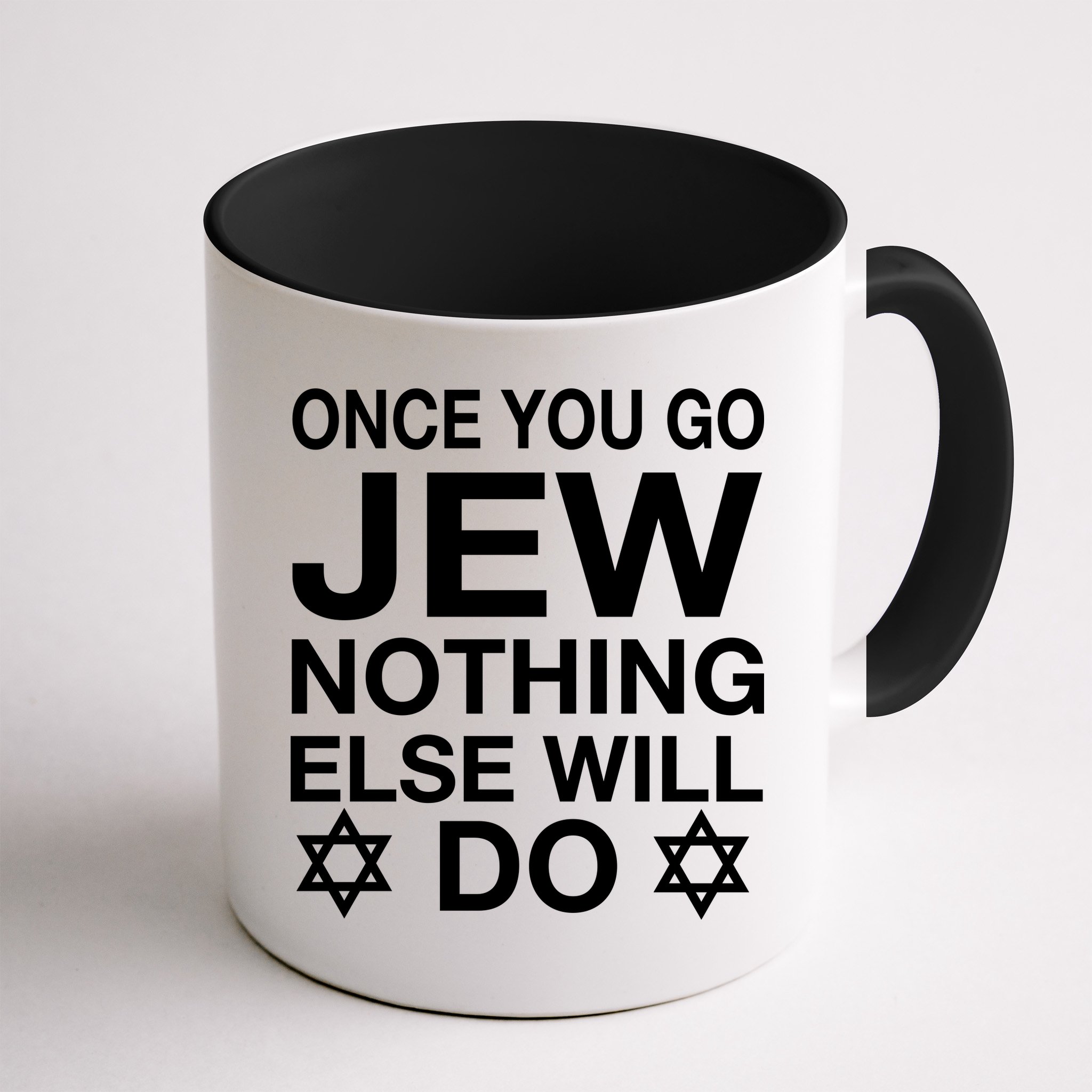 Once You Go Jew Hanukkah Mug