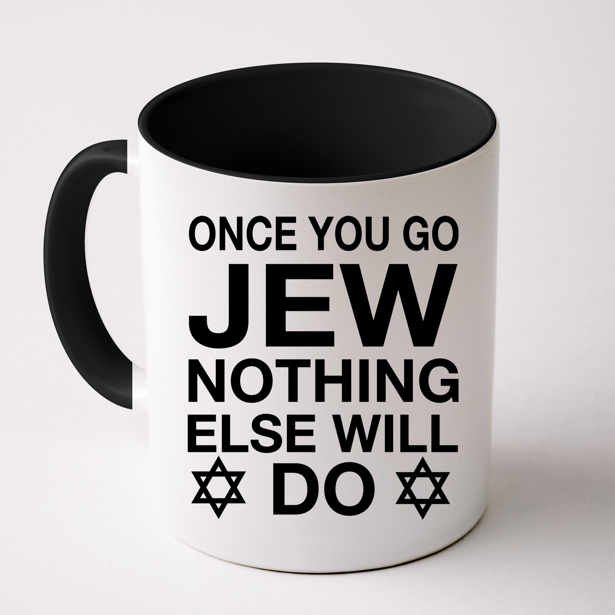 Once You Go Jew Hanukkah Mug