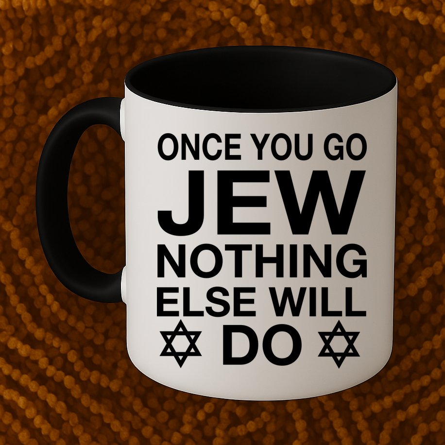 Once You Go Jew Hanukkah Mug