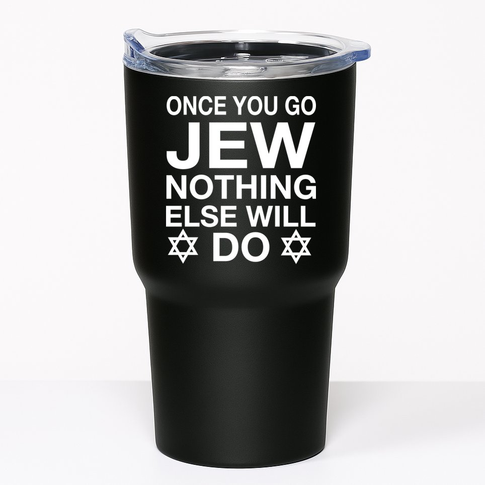 Once You Go Jew Hanukkah Tumbler