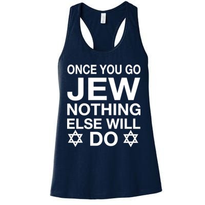 Once You Go Jew Hanukkah Womens Tank Top