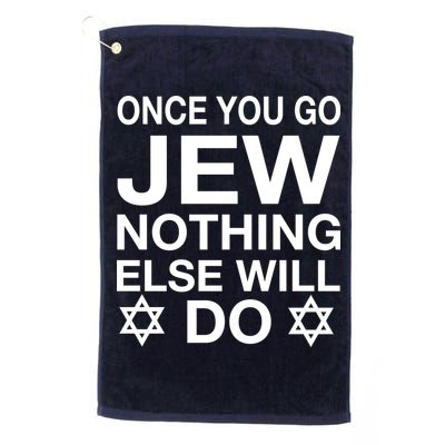 Once You Go Jew Hanukkah Golf Towel