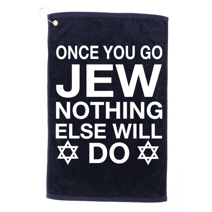 Once You Go Jew Hanukkah Golf Towel