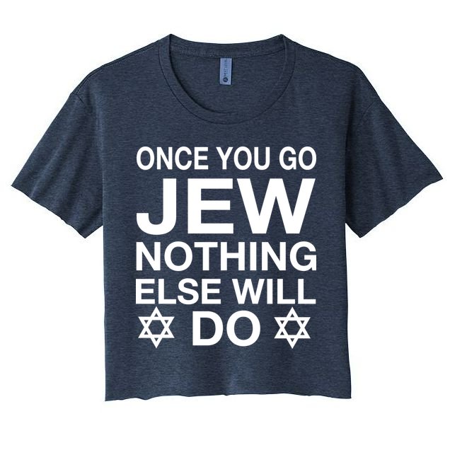 Once You Go Jew Hanukkah Crop Top