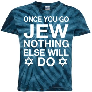 Once You Go Jew Hanukkah Kids Tie-Dye T-Shirt