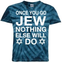 Once You Go Jew Hanukkah Kids Tie-Dye T-Shirt