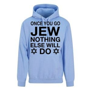 Once You Go Jew Hanukkah Unisex Surf Hoodie