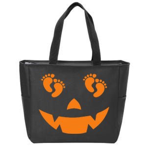 OB Nurse Delivery Labor Halloween Zip Tote Bag