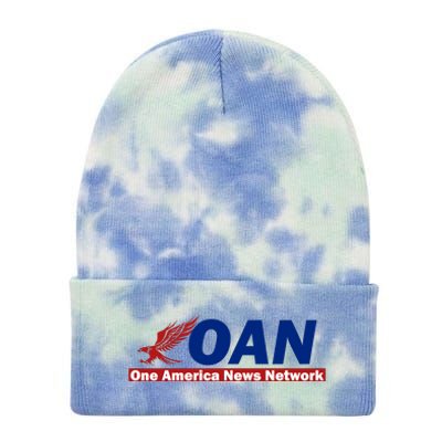 One America News Network OAN Classic Tie Dye 12in Knit Beanie