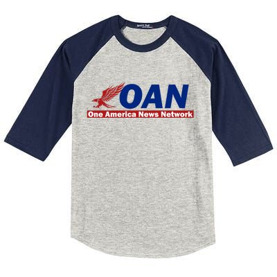 One America News Network OAN Classic Kids Colorblock Raglan Jersey