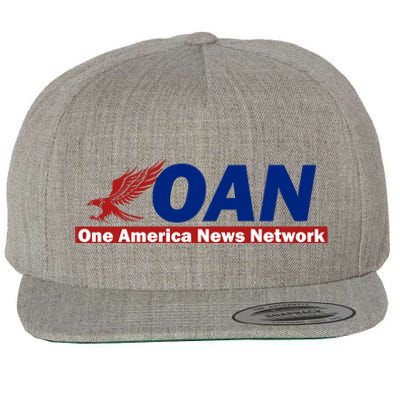 One America News Network OAN Classic Wool Snapback Cap