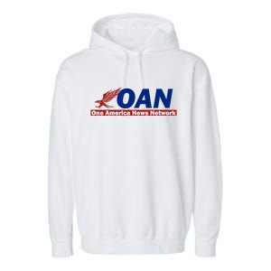 One America News Network OAN Classic Garment-Dyed Fleece Hoodie