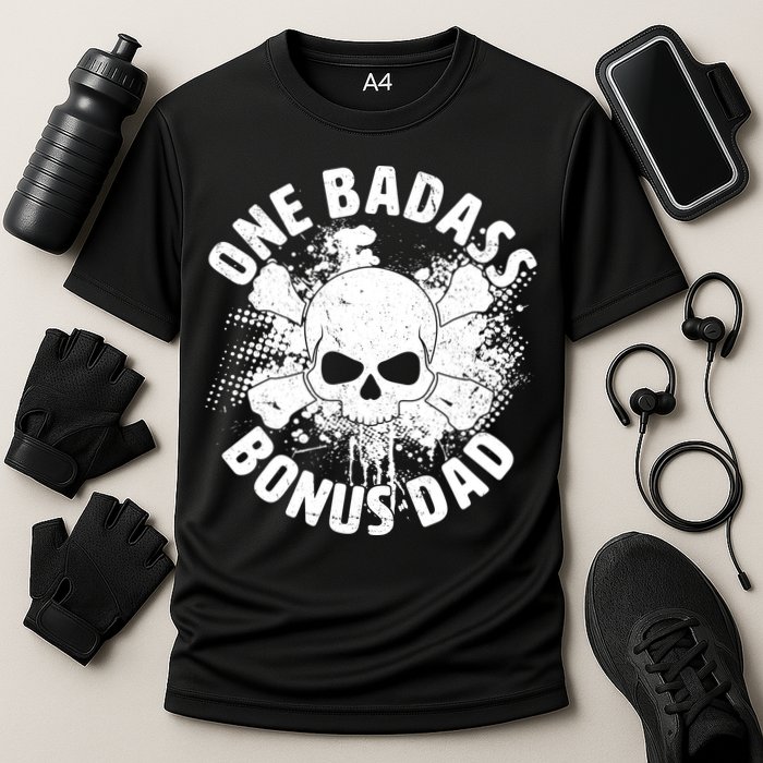 One Badass Bonus Dad Cooling Performance Crew T-Shirt