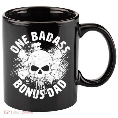 One Badass Bonus Dad 11oz C Handle Ceramic Mug