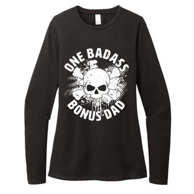 One Badass Bonus Dad Womens CVC Long Sleeve Shirt