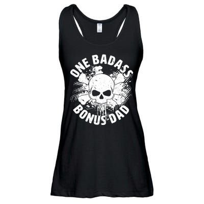 One Badass Bonus Dad Ladies Essential Flowy Tank